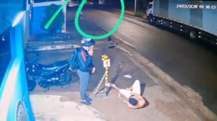 Jovem sofre tentativa de homicídio a faca e pede socorro em frente a residencial em Porto Velho