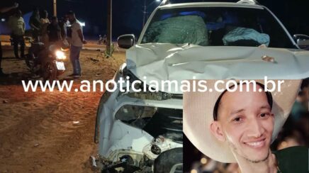 Motociclista de 33 anos morre após grave acidente entre moto e caminhonete Fiat Toro em RO