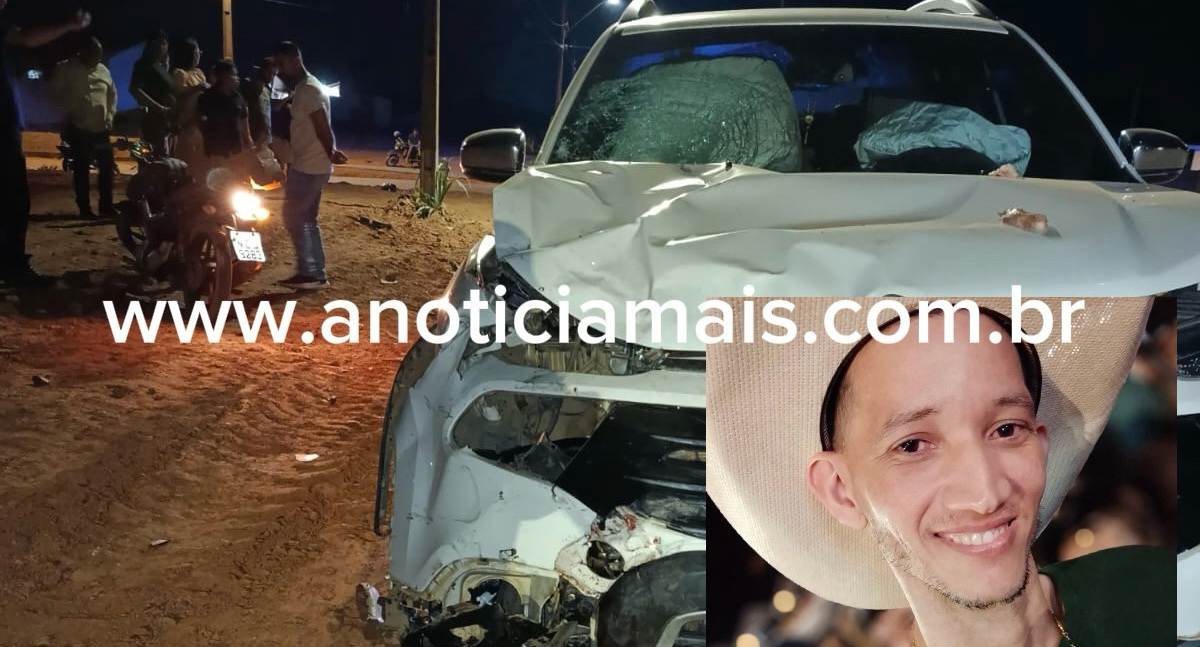 Motociclista de 33 anos morre após grave acidente entre moto e caminhonete Fiat Toro em RO