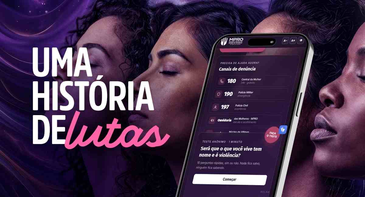 MPRO lança portal com teste sobre violência contra a mulher