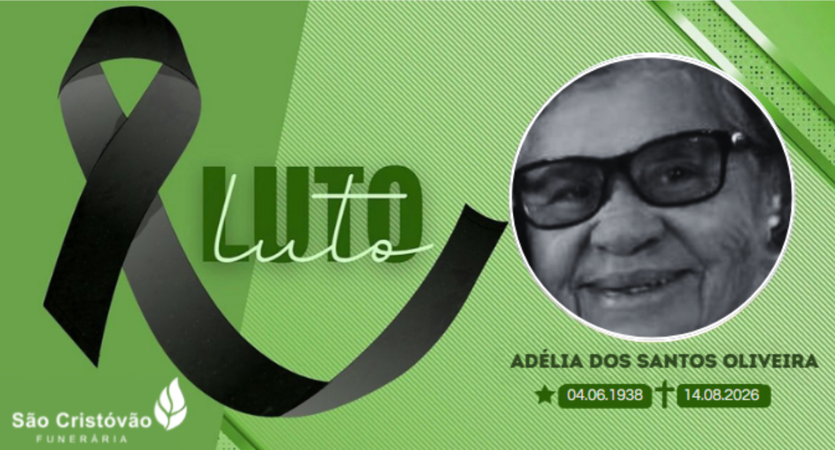 Nota de Pesar:  Adélia dos Santos Oliveira