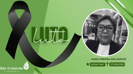 Nota de Pesar: Maria Pereira dos Santos