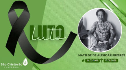 Nota de pesar: Matilde de Alencar Freires