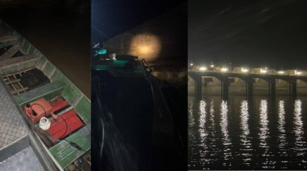Operação conjunta apreende embarcação, rede de pesca e explosivos artesanais no Rio Madeira em Porto Velho