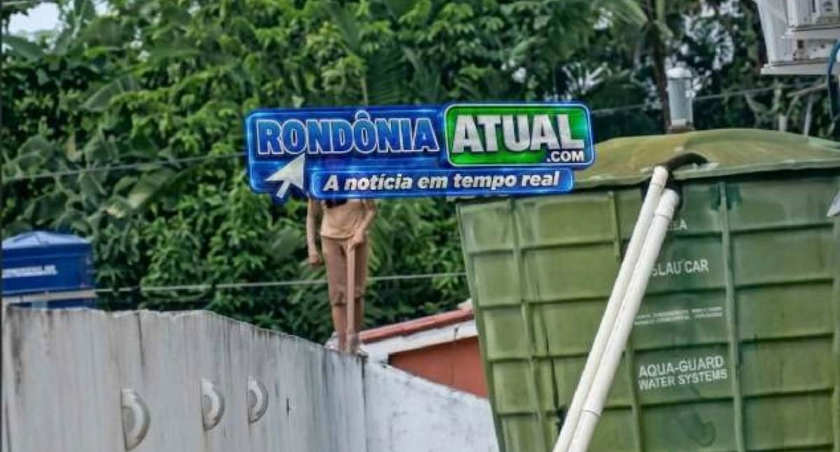 Paciente tenta fugir por janela de banheiro e para em cima de muro em UPA