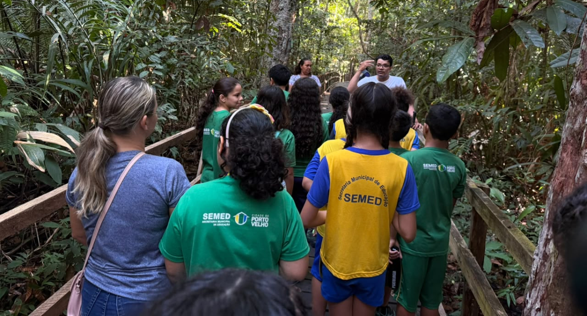 Parque Natural de Porto Velho recebe 364 alunos em agosto