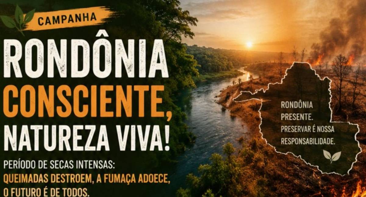 Período de estiagem exige atenção redobrada para prevenção de queimadas e incêndios florestais em Rondônia