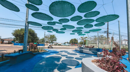 Pocket Park transforma área degradada em espaço de convivência