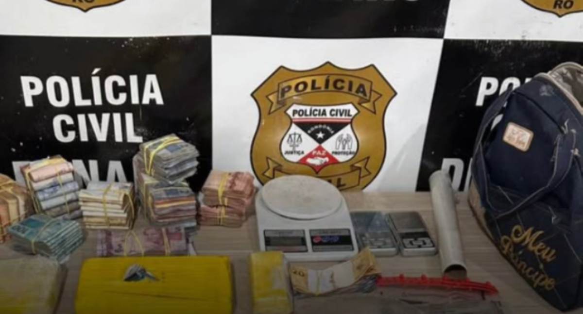 Polícia Civil prende dois homens, apreende drogas e mais 30 mil reais em operação da Denarc em Porto Velho
