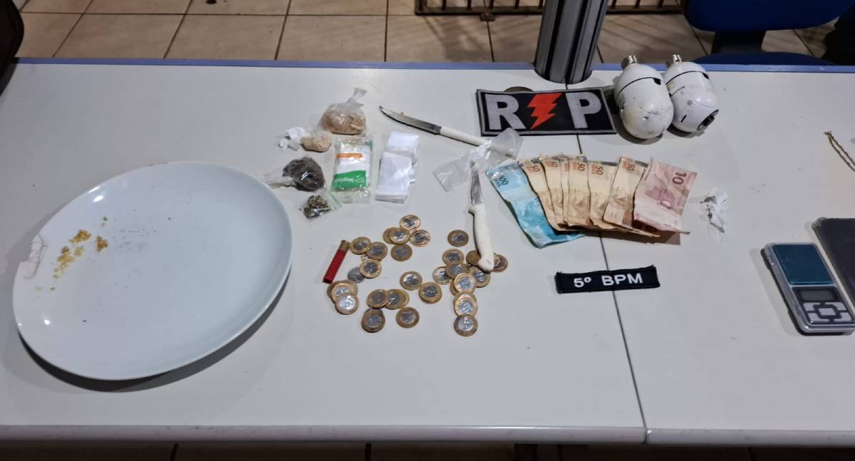 Polícia militar prende homem por tráfico de drogas no bairro São Francisco em Porto Velho