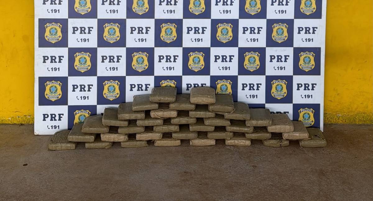 PRF em Rondônia apreende aproximadamente 40 kg de skunk na BR-364