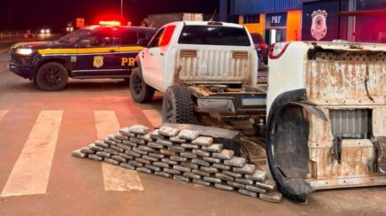 PRF em Rondônia apreende quase 100 kg de “supermaconha” escondida em compartimento oculto de caminhonete