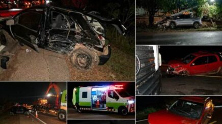 Quatro acidentes em sequência na BR-364 deixam feridos e uma vítima fatal em RO