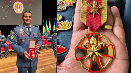 Sargento do Corpo de Bombeiros recebe Medalha Cruz de Bravura por salvamento em Porto Velho