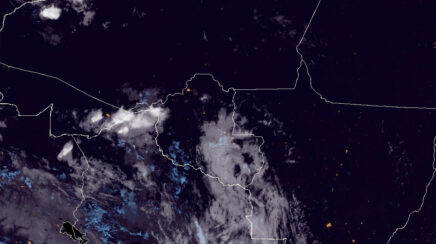 GOES-19 mostra avanço de nebulosidade e coloca Porto Velho e norte de Rondônia sob atenção para pancadas de chuva