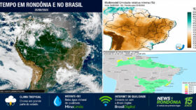 Rondônia tem nebulosidade variável, pancadas isoladas e baixa umidade nesta quarta-feira