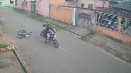 Tentativa de roubo deixa mulher ferida após queda de bicicleta elétrica em Porto Velho