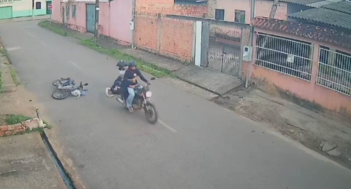 Tentativa de roubo deixa mulher ferida após queda de bicicleta elétrica em Porto Velho