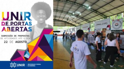 Unir de Portas Abertas apresenta universidade ao público em Porto Velho nos dias 22, 23 e 24 de setembro