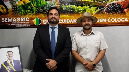 Vereador Léo Alencar e secretário Douglas Bener alinham novos investimentos para fortalecer a agricultura familiar em Porto Velho