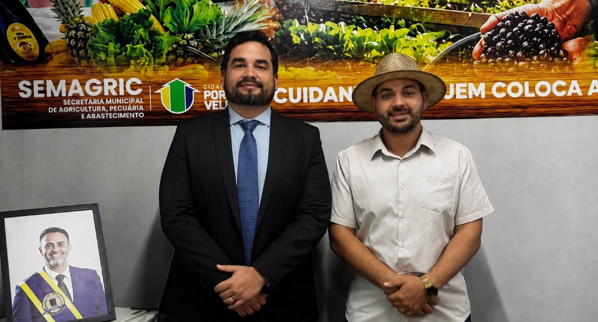 Vereador Léo Alencar e secretário Douglas Bener alinham novos investimentos para fortalecer a agricultura familiar em Porto Velho