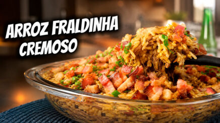Arroz de fraldinha cremoso: sabor que conquista!