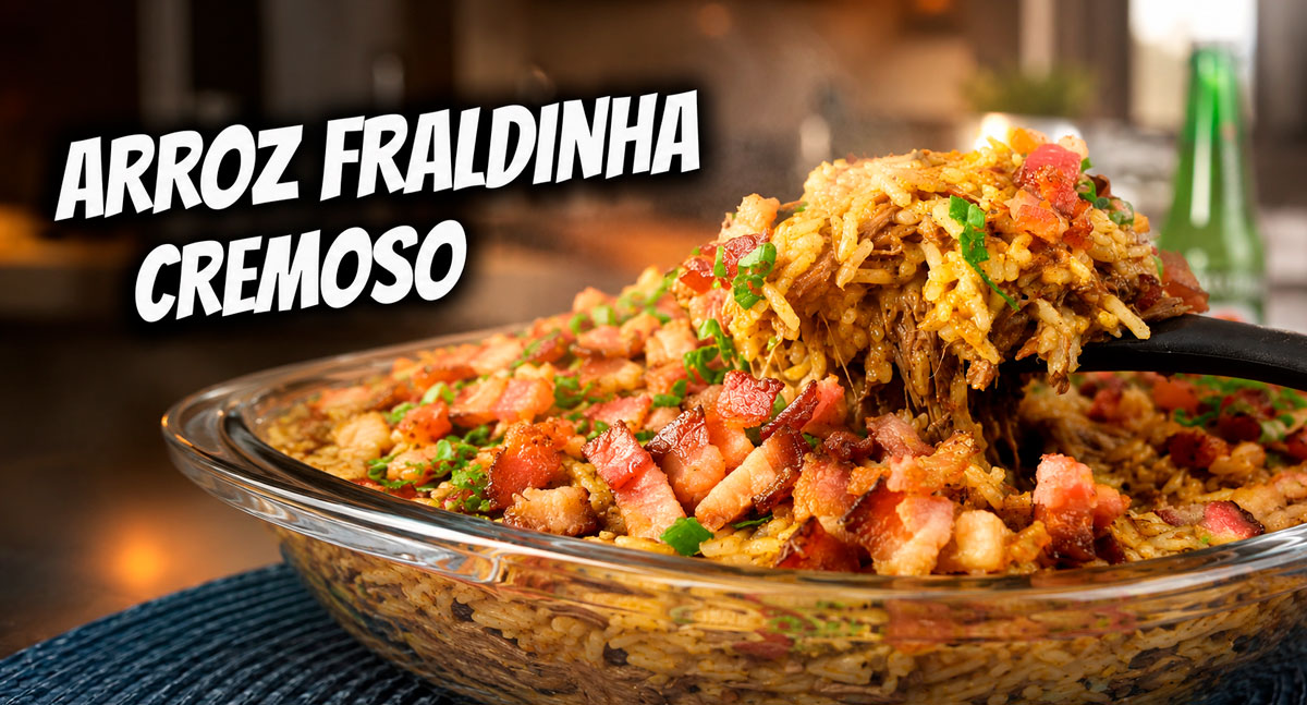 Arroz de fraldinha cremoso: sabor que conquista!