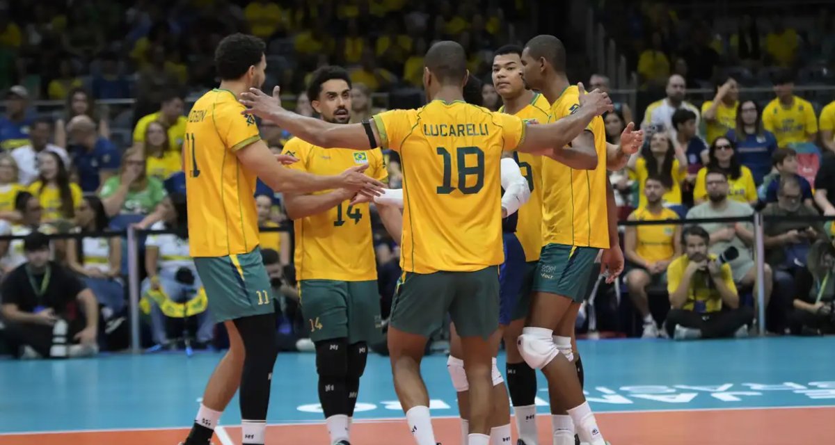 Brasil vence Venezuela e garante vaga no Mundial de Vôlei