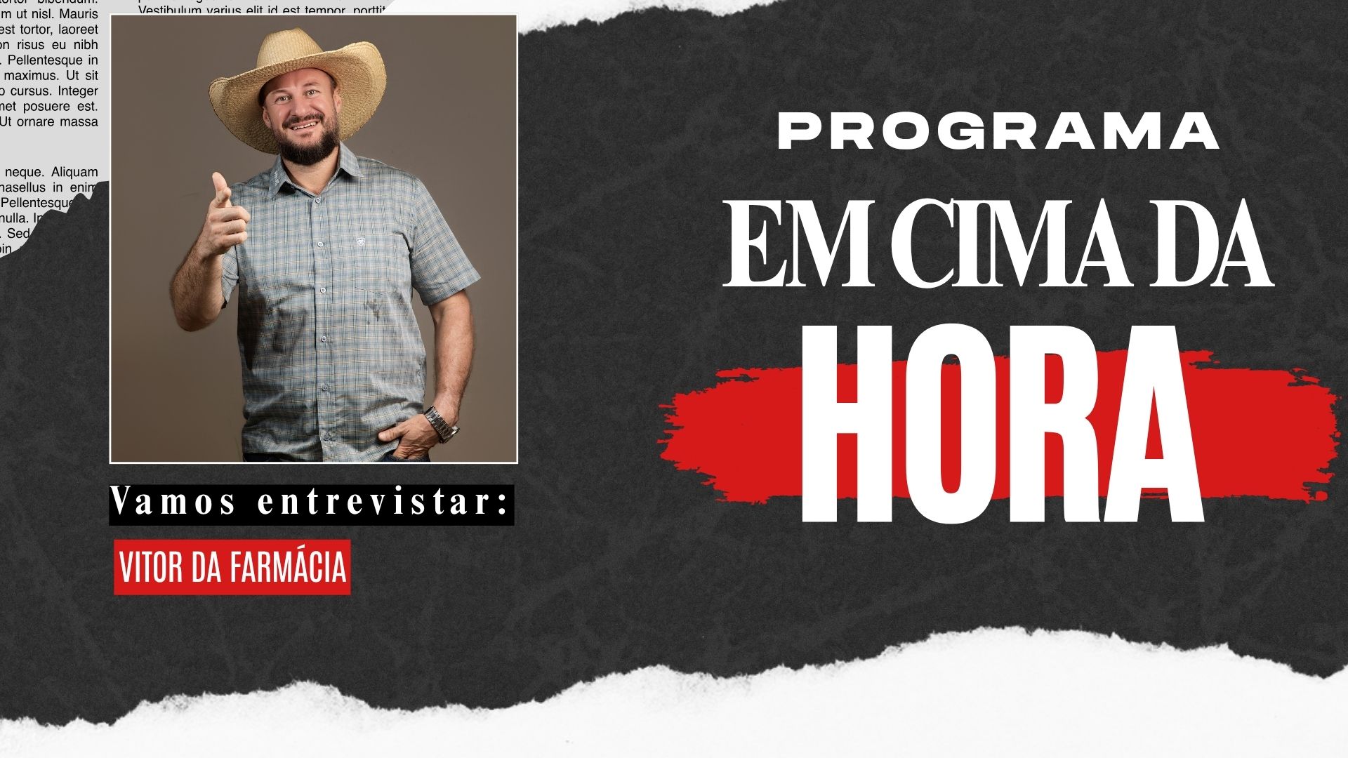 Em Cima da Hora: Vitor da Farmácia fala sobre propostas para Rondônia