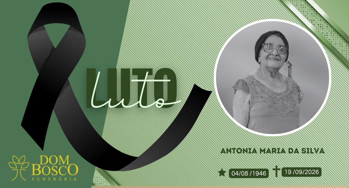 Nota de Pesar: Antonia Maria da Silva