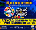 Festival das Nações adia abertura para dia 8 em Porto Velho