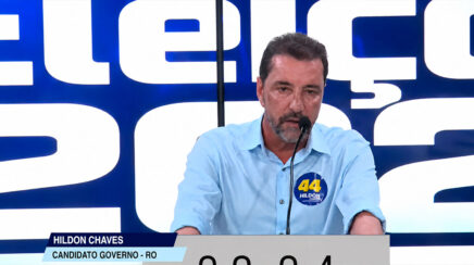 Debate na RemaTV: Hildon Chaves aposta na experiência administrativa