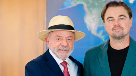 Lula recebe Leonardo DiCaprio no Planalto para discutir mudanças climáticas e proteção ambiental