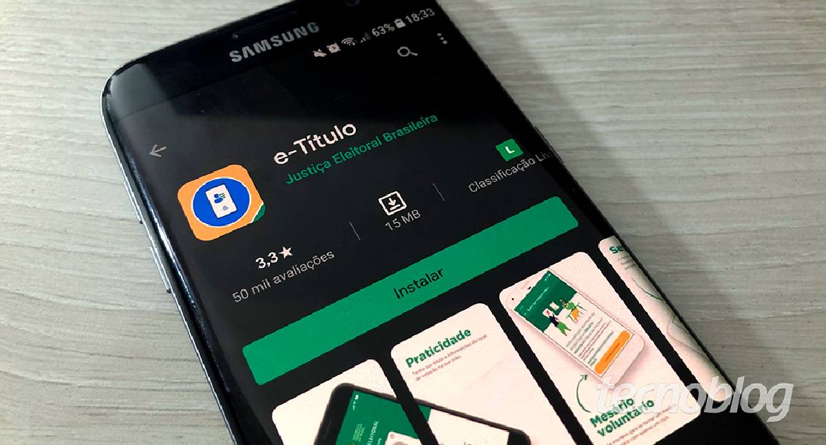 e-Título poderá ser baixado no dia da eleição em 2026