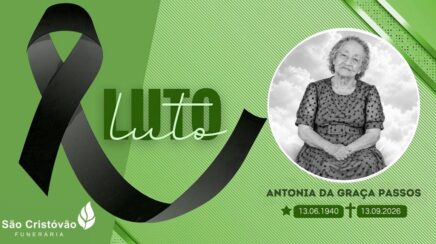 Nota de pesar: Antonia da Graça Passos