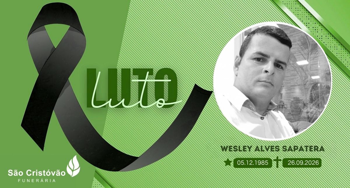 Nota de pesar: Wesley Alves Sapatera
