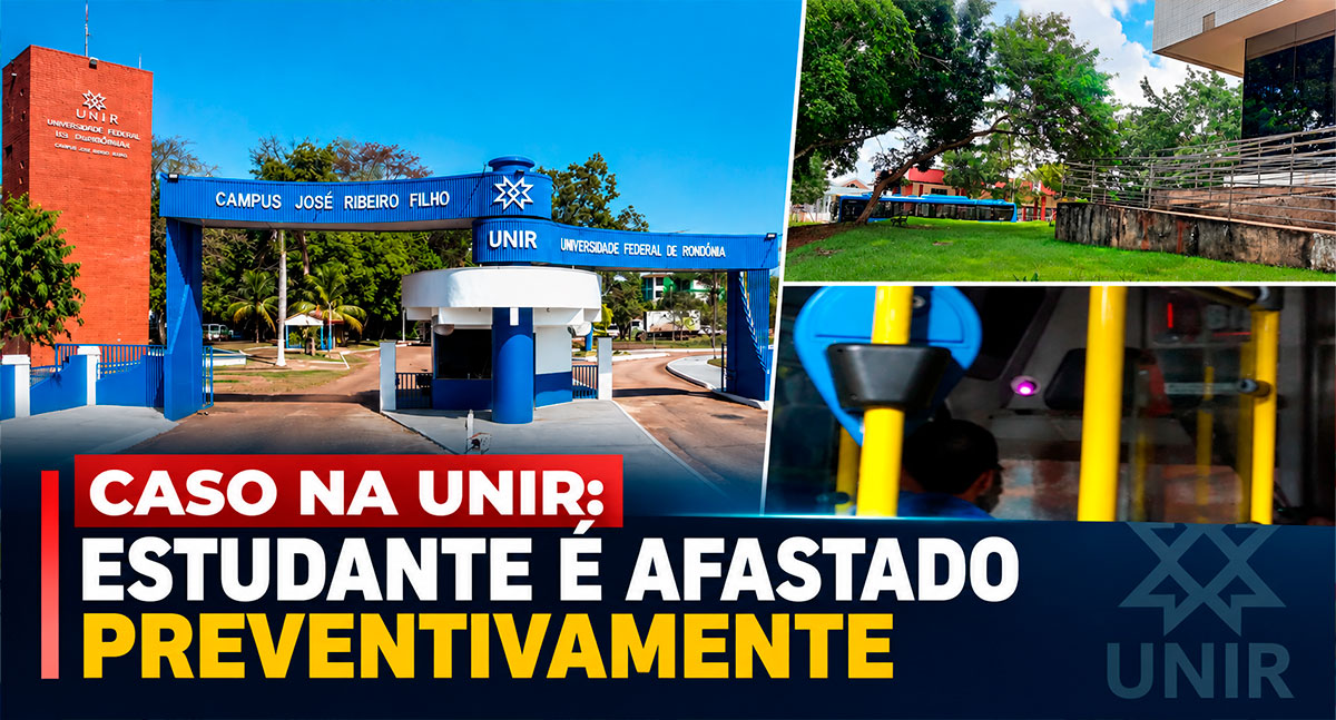 UNIR afasta preventivamente estudante e aciona Corregedoria após relato de violência sexual
