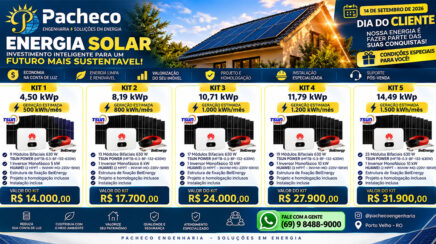 Pacheco Engenharia lança condições especiais em energia solar no Dia do Cliente