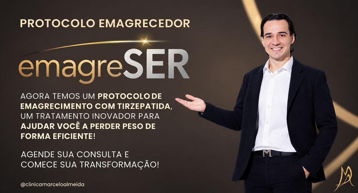 EmagreSer: Clínica Dr. Marcelo Almeida lança protocolo de emagrecimento com Tirzepatida