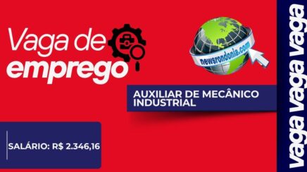 Mega Logística anuncia vaga de auxiliar de mecânico industrial em Porto Velho
