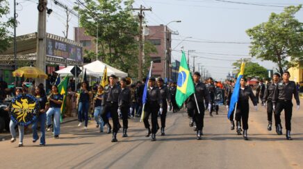 Desfile Pátria na Leste reúne 1,3 mil pessoas em Porto Velho