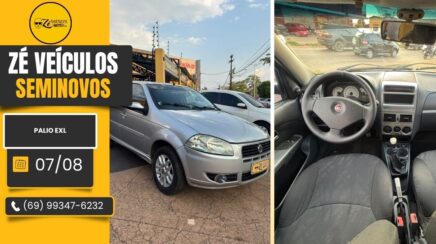 Fiat Palio EXL 2007 Com Motor 1.4 na Zé Veículos