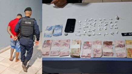 Ação da polícia militar resulta em prisão por tráfico de drogas na Zona Leste de Porto Velho