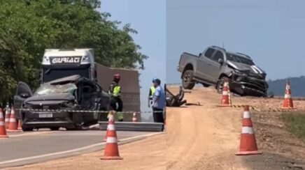 Acidente com vítima fatal interdita parcialmente a BR-364