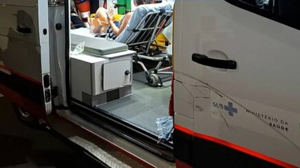 Acidente entre moto e motoneta deixa quatro feridos, incluindo duas crianças, em RO