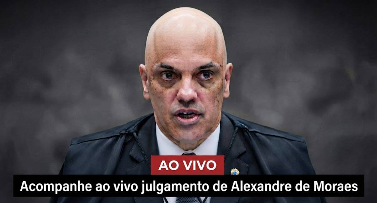 Acompanhe ao vivo julgamento de Alexandre de Moraes no STF