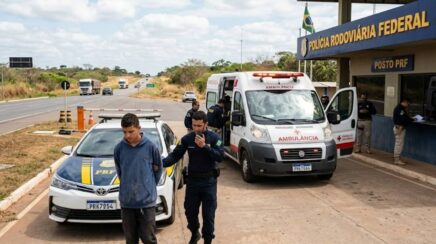 Adolescente de 15 anos é apreendido após furtar ambulância e dirigir em zigue-zague na BR-364