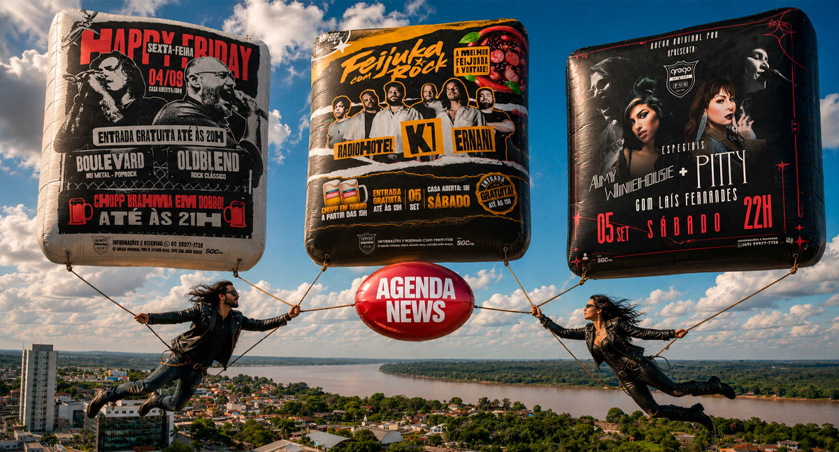 Agenda News: Setembro em ritmo de rock no Grego Pub