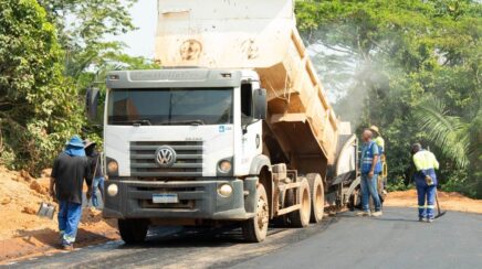Asfalto Novo: Prefeitura de Jaru finaliza pavimentação de mais um trecho da Rua Marechal Rondon, no Setor 02
