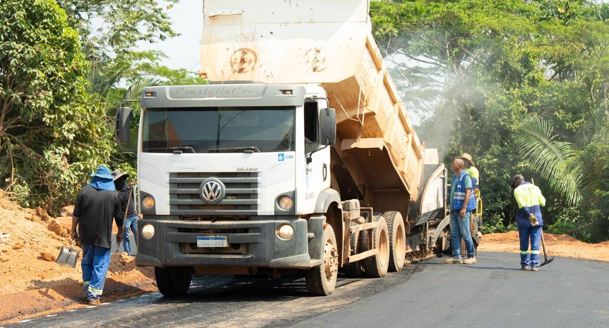 Asfalto Novo: Prefeitura de Jaru finaliza pavimentação de mais um trecho da Rua Marechal Rondon, no Setor 02